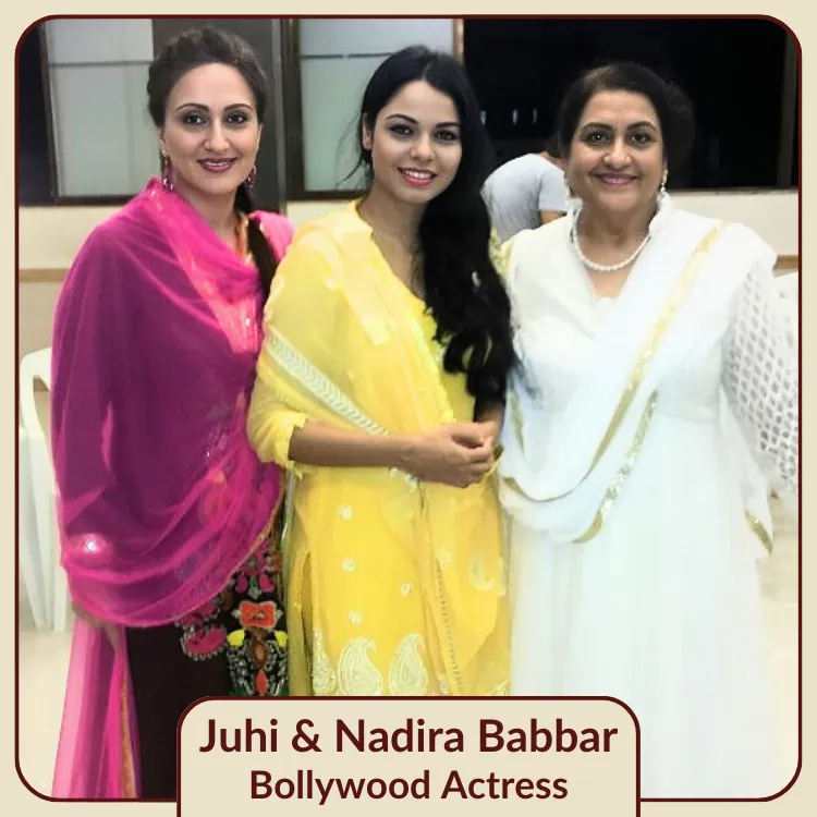 Kyrah with Juhi & Nadira Babbar