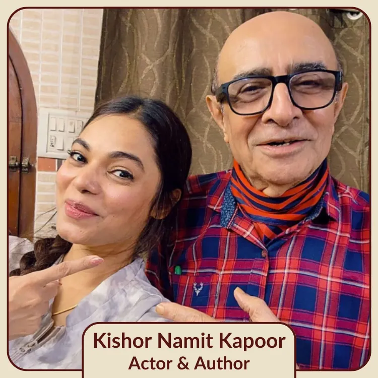 Kyrah with Kishor Namit Kapoor