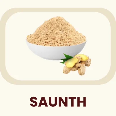 Dried ginger powder, a warming spice that is central to many traditional herbal formulations. Primary Benefit: Traditionally used to aid digestion and gastric comfort.