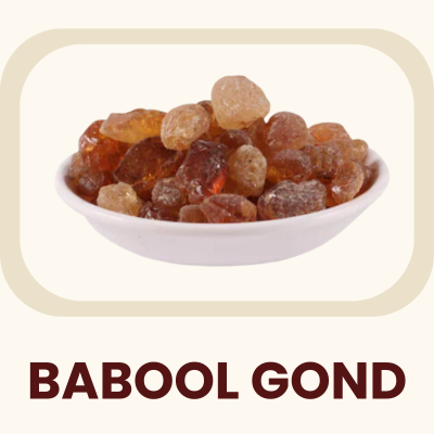 The nutrient-rich edible gum resin harvested from the Acacia Arabica tree. Primary Benefit: Acts as a cooling restorative tonic that supports joint health.